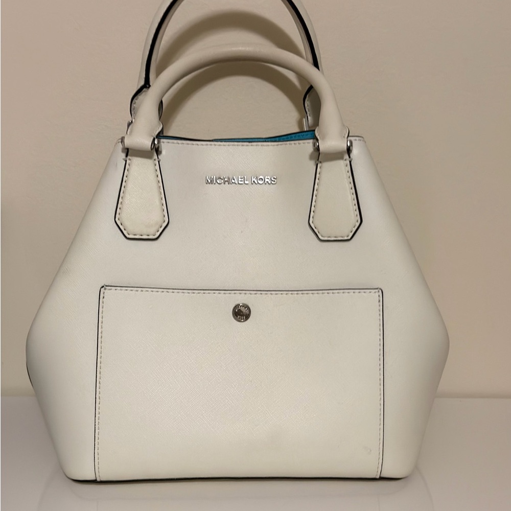 Michael Kors Cream Satchel